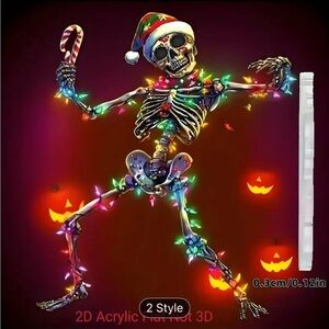Skeleton and Lights Ornament